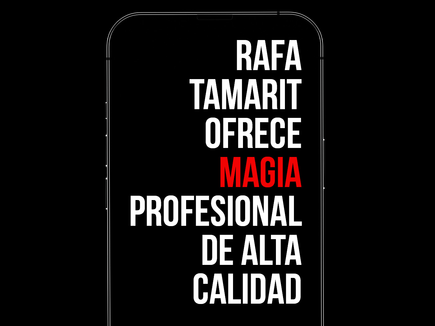 Contacta con el mago Rafa Tamarit