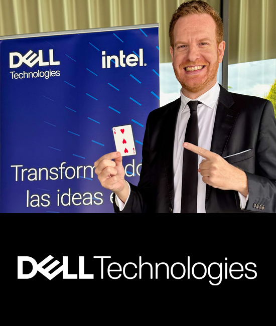 Magia para Dell + Intel a cargo del mago Rafa Tamarit