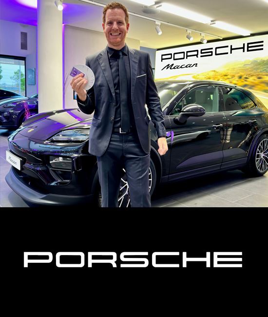 Magia para Porsche a cargo del mago Rafa Tamarit